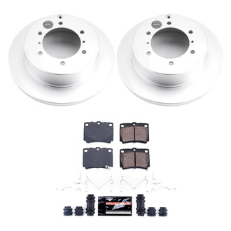 PowerStop® - Z23 Evolution Geomet® Plain Rear Brake Kit