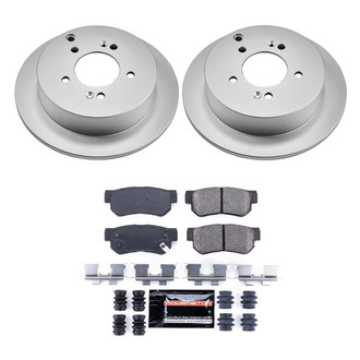 PowerStop® - Z23 Evolution Geomet® Plain Rear Brake Kit