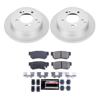 PowerStop® - Z23 Evolution Geomet® Plain Rear Brake Kit