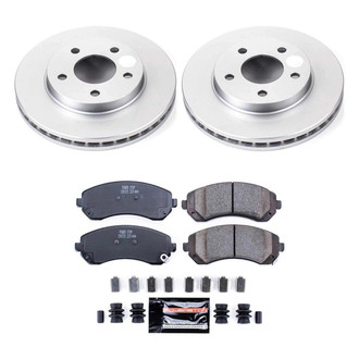 PowerStop® - Z23 Evolution Geomet® Plain Front Brake Kit