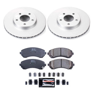 PowerStop® - Z23 Evolution Geomet® Plain Front Brake Kit