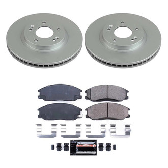 PowerStop® - Z23 Evolution Geomet® Plain Front Brake Kit
