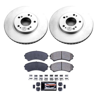 PowerStop® - Z23 Evolution Geomet® Plain Front Brake Kit