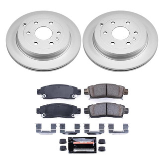 PowerStop® - Z23 Evolution Geomet® Plain Rear Brake Kit