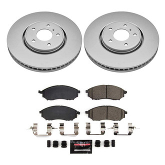 PowerStop® - Z23 Evolution Geomet® Plain Front Brake Kit