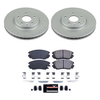 PowerStop® - Z23 Evolution Geomet® Plain Front Brake Kit