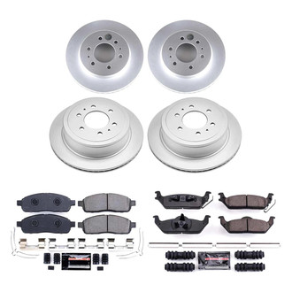 PowerStop® - Z23 Evolution Geomet® Plain Front and Rear Brake Kit