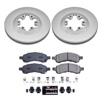 PowerStop® - Z23 Evolution Geomet® Plain Front Brake Kit