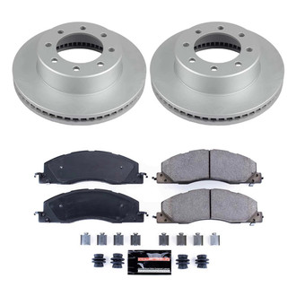 PowerStop® - Z23 Evolution Geomet® Plain Front Brake Kit