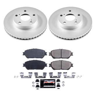 PowerStop® - Z23 Evolution Geomet® Plain Front Brake Kit