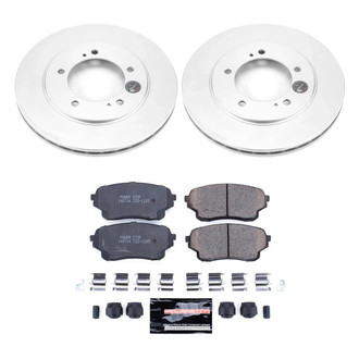 PowerStop® - Z23 Evolution Geomet® Plain Front Brake Kit