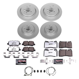 PowerStop® - Z36 Evolution Geomet® Plain Front and Rear Brake Kit