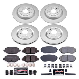 PowerStop® - Z23 Evolution Geomet® Plain Front and Rear Brake Kit