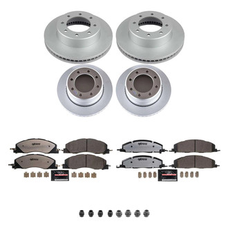 PowerStop® - Z36 Evolution Geomet® Plain Front and Rear Brake Kit