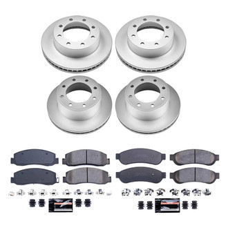 PowerStop® - Z23 Evolution Geomet® Plain Front and Rear Brake Kit