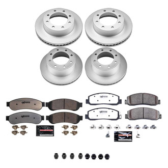 PowerStop® - Z36 Evolution Geomet® Plain Front and Rear Brake Kit