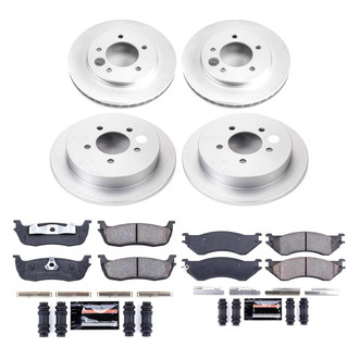 PowerStop® - Z23 Evolution Geomet® Plain Front and Rear Brake Kit
