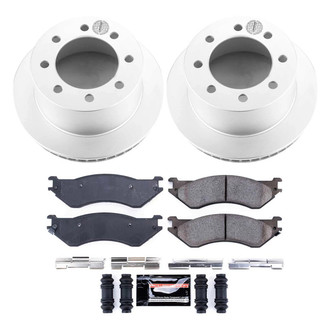 PowerStop® - Z23 Evolution Geomet® Plain Rear Brake Kit