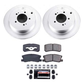 PowerStop® - Z23 Evolution Geomet® Plain Rear Brake Kit