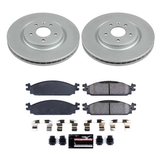 PowerStop® - Z23 Evolution Geomet® Plain Front Brake Kit
