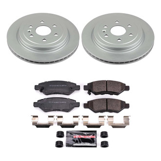 PowerStop® - Z23 Evolution Geomet® Plain Rear Brake Kit