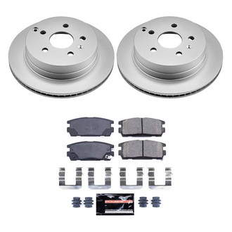 PowerStop® - Z23 Evolution Geomet® Plain Rear Brake Kit