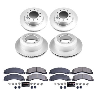 PowerStop® - Z23 Evolution Geomet® Plain Front and Rear Brake Kit