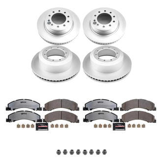 PowerStop® - Z36 Evolution Geomet® Plain Front and Rear Brake Kit