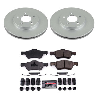 PowerStop® - Z23 Evolution Geomet® Plain Front Brake Kit