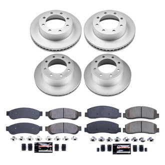 PowerStop® - Z23 Evolution Geomet® Plain Front and Rear Brake Kit