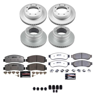 PowerStop® - Z36 Evolution Geomet® Plain Front and Rear Brake Kit