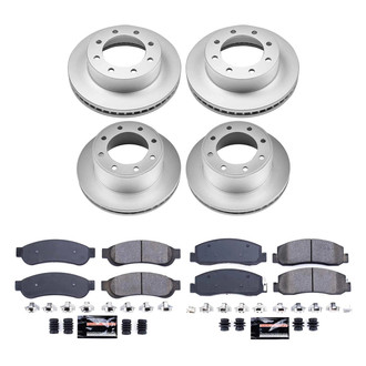 PowerStop® - Z23 Evolution Geomet® Plain Front and Rear Brake Kit