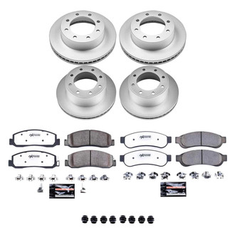 PowerStop® - Z36 Evolution Geomet® Plain Front and Rear Brake Kit