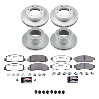PowerStop® - Z36 Evolution Geomet® Plain Front and Rear Brake Kit