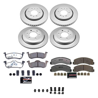 PowerStop® - Z36 Evolution Geomet® Plain Front and Rear Brake Kit