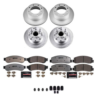 PowerStop® - Z36 Evolution Geomet® Plain Front and Rear Brake Kit