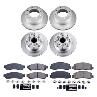 PowerStop® - Z23 Evolution Geomet® Plain Front and Rear Brake Kit