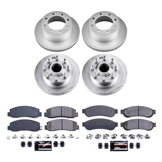 PowerStop® - Z23 Evolution Geomet® Plain Front and Rear Brake Kit