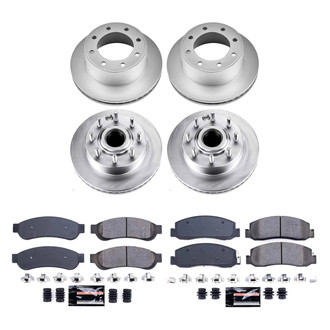 PowerStop® - Z23 Evolution Geomet® Plain Front and Rear Brake Kit
