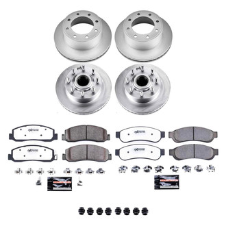 PowerStop® - Z36 Evolution Geomet® Plain Front and Rear Brake Kit