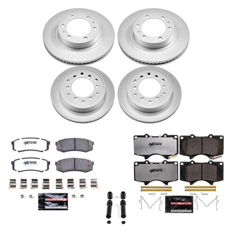 PowerStop® - Z36 Evolution Geomet® Plain Front and Rear Brake Kit