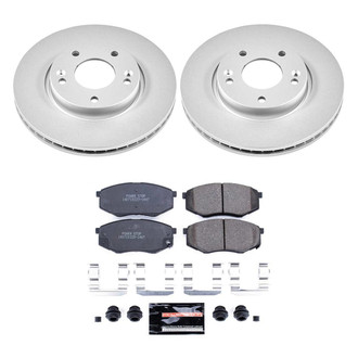 PowerStop® - Z23 Evolution Geomet® Plain Front Brake Kit