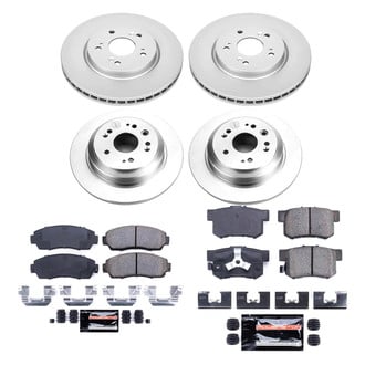 PowerStop® - Z23 Evolution Geomet® Plain Front and Rear Brake Kit