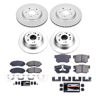 PowerStop® - Z23 Evolution Geomet® Plain Front and Rear Brake Kit