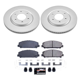 PowerStop® - Z23 Evolution Geomet® Plain Front Brake Kit
