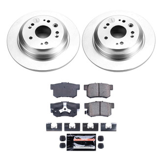 PowerStop® - Z23 Evolution Geomet® Plain Rear Brake Kit