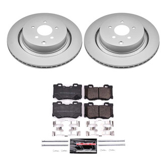 PowerStop® - Z23 Evolution Geomet® Plain Rear Brake Kit