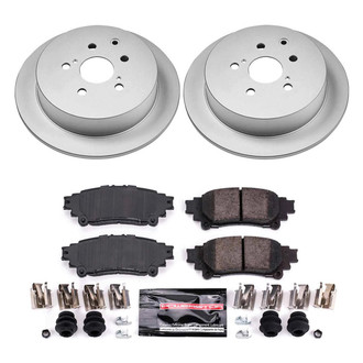 PowerStop® - Z23 Evolution Geomet® Plain Rear Brake Kit