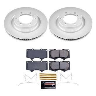 PowerStop® - Z23 Evolution Geomet® Plain Front Brake Kit