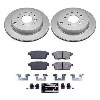 PowerStop® - Z23 Evolution Geomet® Plain Rear Brake Kit